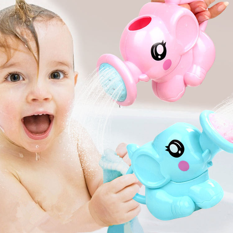 Baby Bath Toys - Elephant Water Spray & Mesh Bag Set 2025