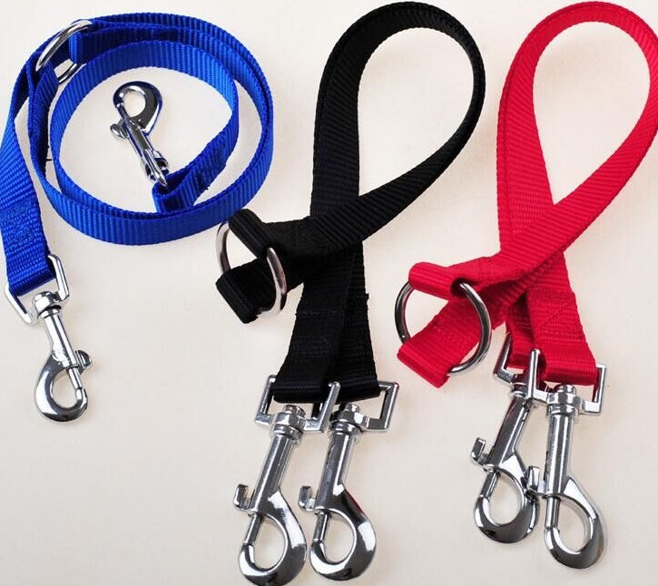 WALK 2 Two DOGS Leash COUPLER Double Twin Lead Walking Leash