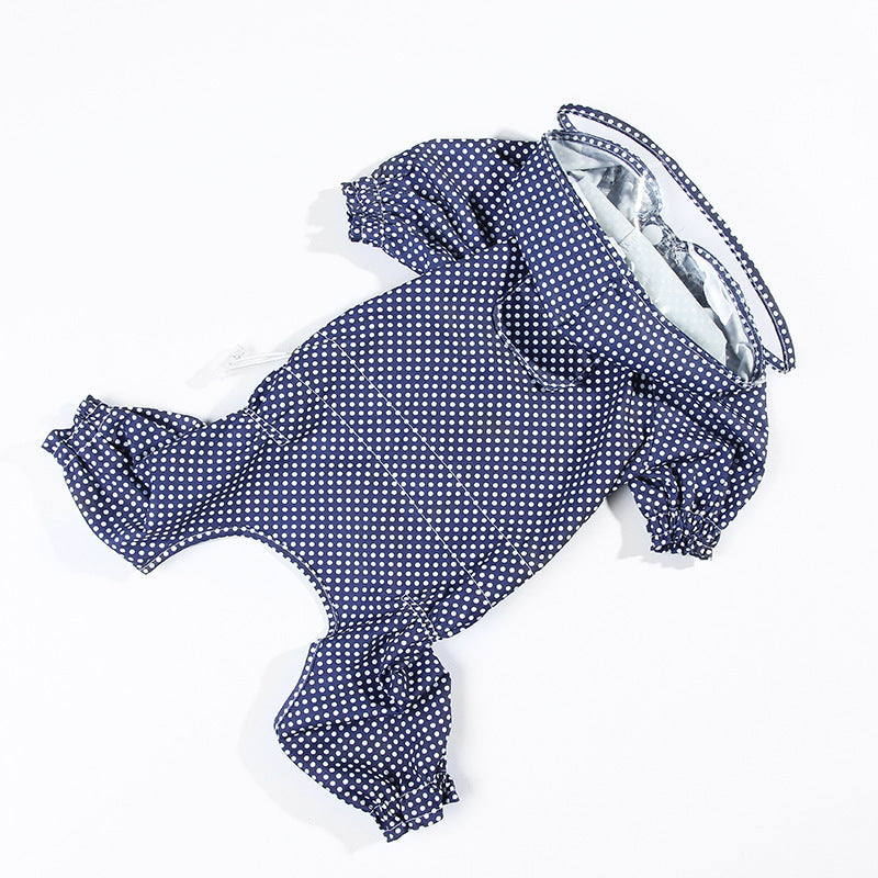Four-Legged Waterproof And Dustproof Clothes For Going Out