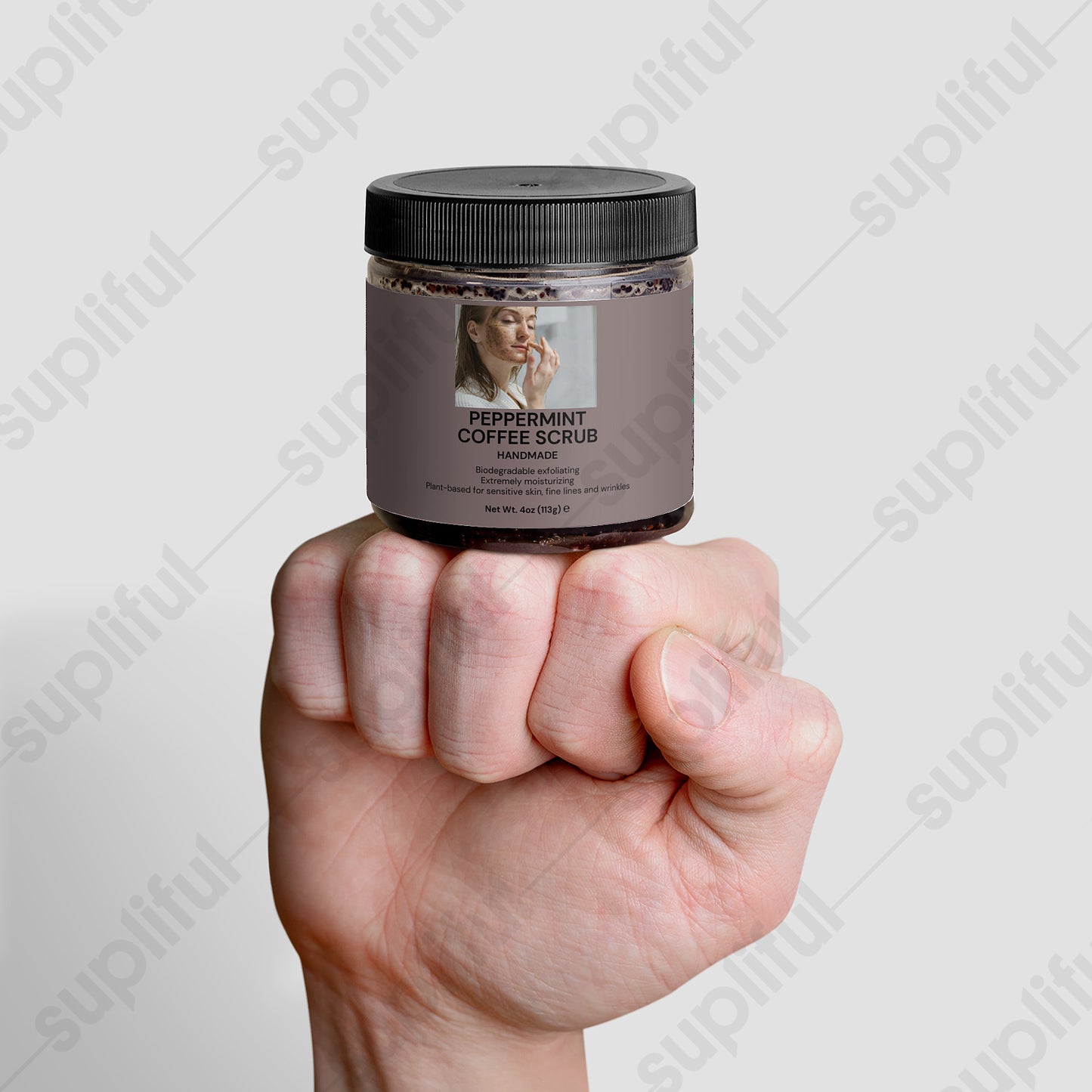 Peppermint Coffee Scrub