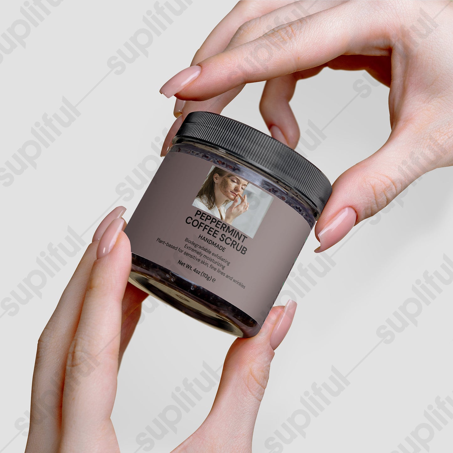 Peppermint Coffee Scrub