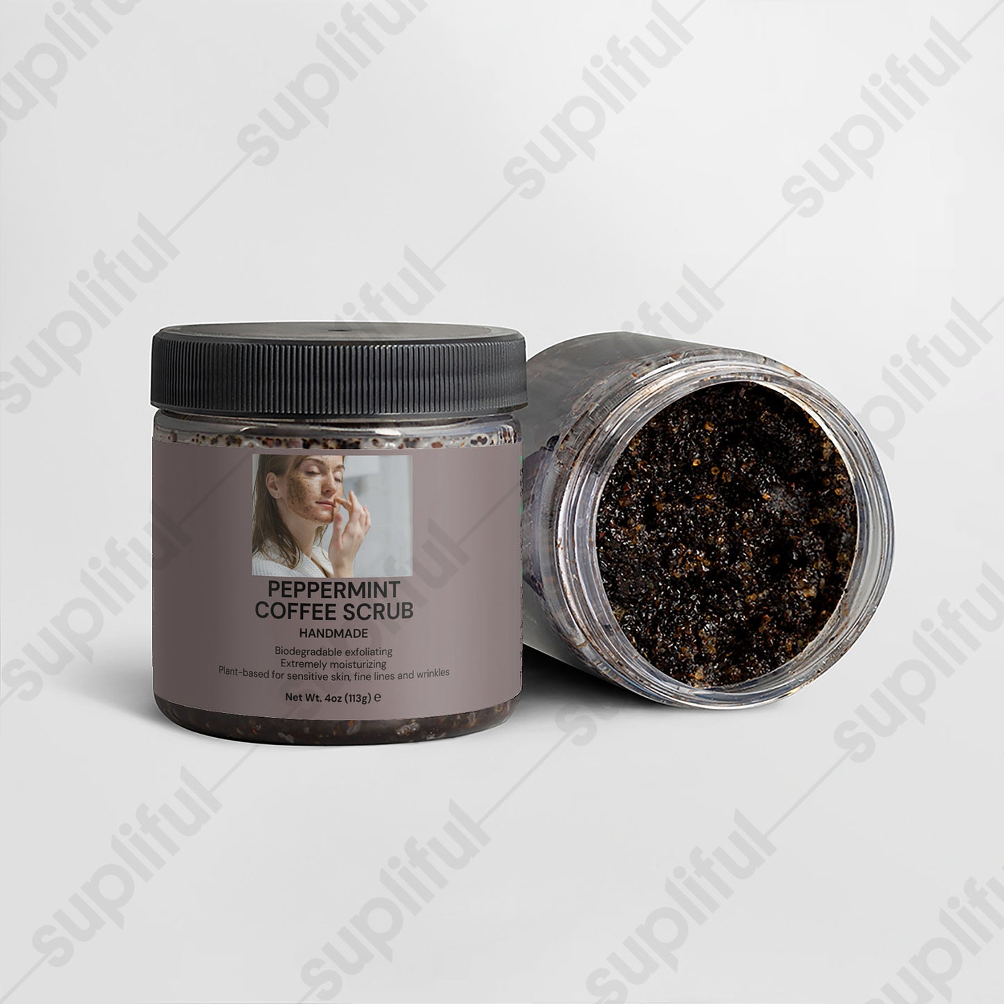 Peppermint Coffee Scrub