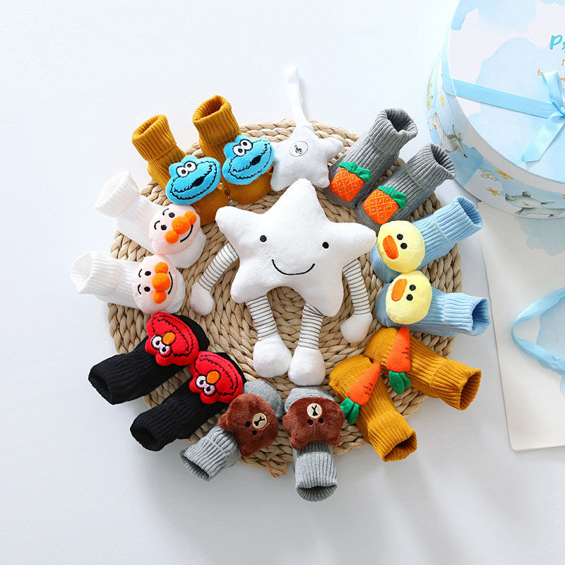 Net Red Baby Prince Socks Toy Gift Box Set