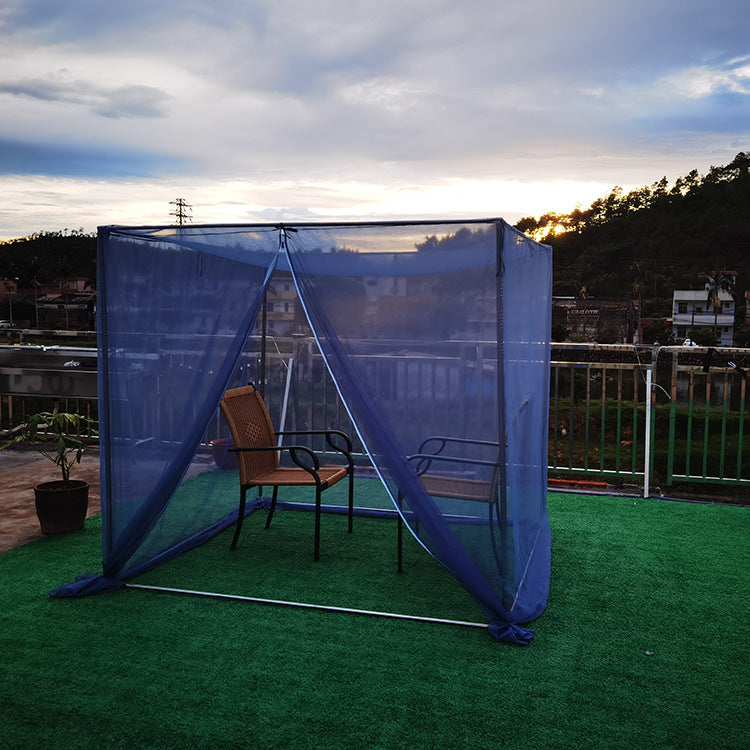 Garden Stainless Steel Frame Mosquito Net Gazebo AuraRitmo