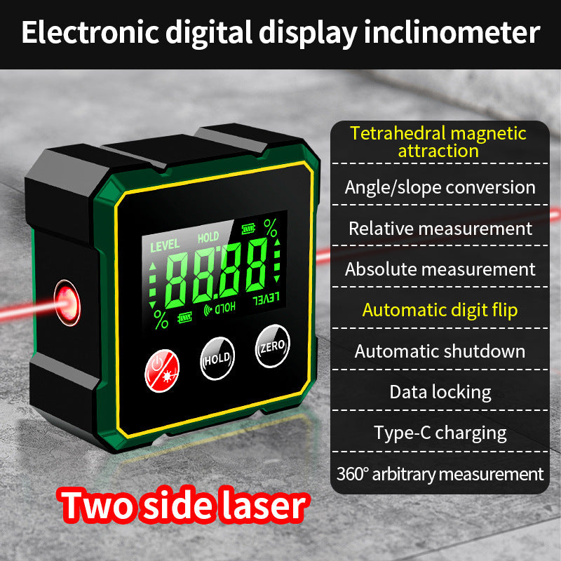 Magnetic Attraction Of Electronic Digital Inclinometer AuraRitmo