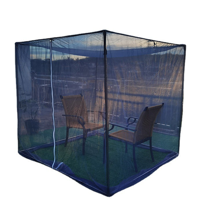 Garden Stainless Steel Frame Mosquito Net Gazebo AuraRitmo