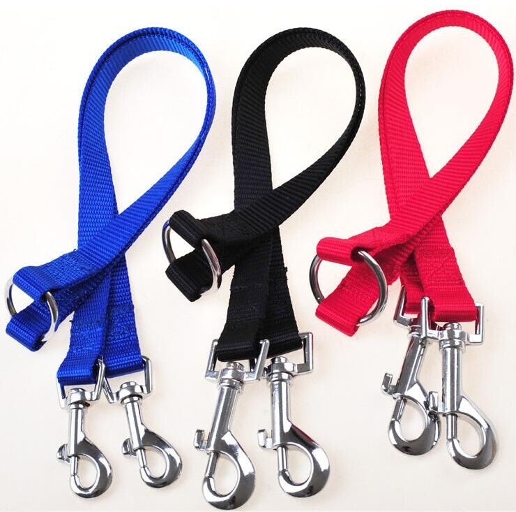WALK 2 Two DOGS Leash COUPLER Double Twin Lead Walking Leash