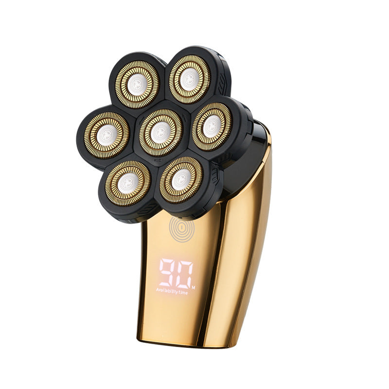 Self-rechargeable Razor Bald Machine With Seven Heads