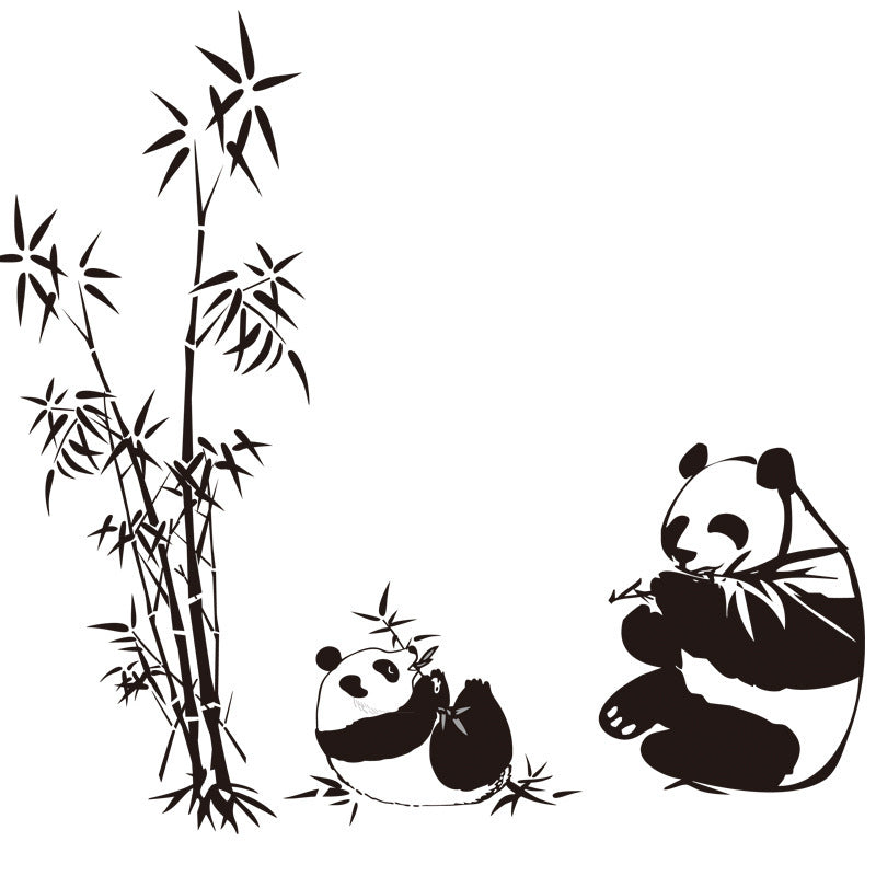 Decorative Stickers Wallpaper Self-adhesive Room Panda