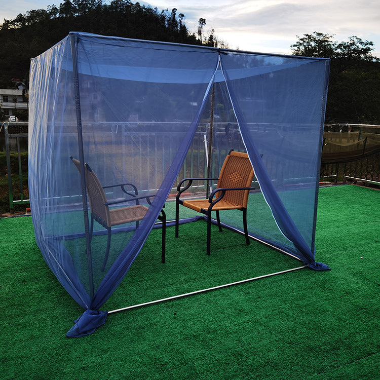 Garden Stainless Steel Frame Mosquito Net Gazebo AuraRitmo