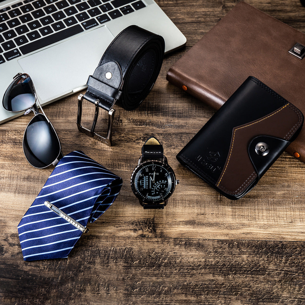 Men\'s gift set exquisite package watch
