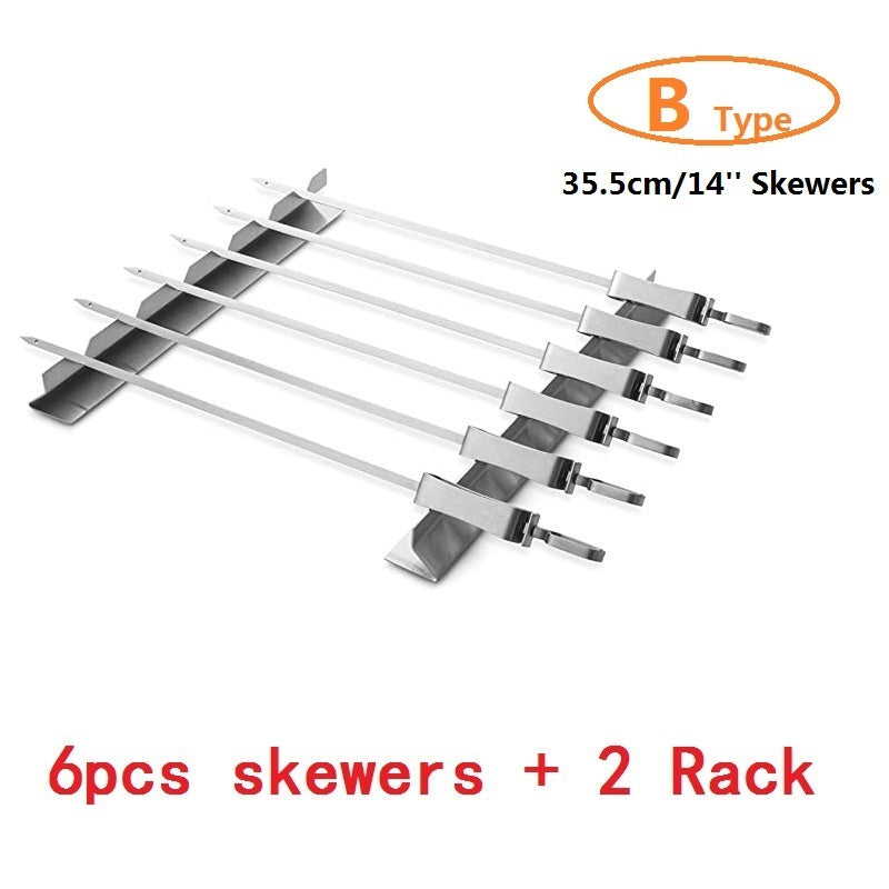 2 Piece Stainless Steel Barbecue Sign Holder Set Stainless Steel Barbecue Sign Holder