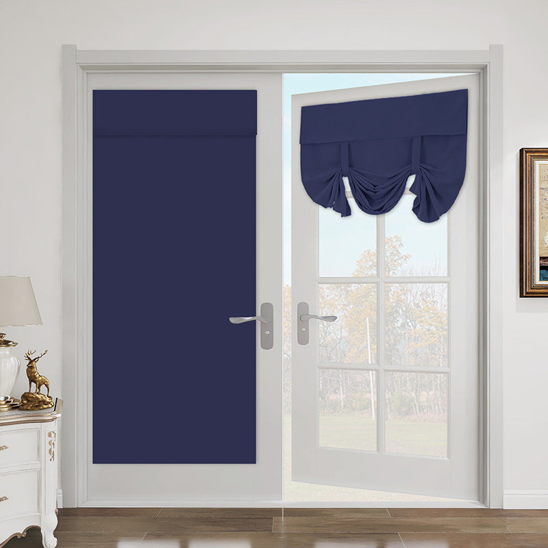 Curtain High Precision Door Curtain Solid Color Blackout