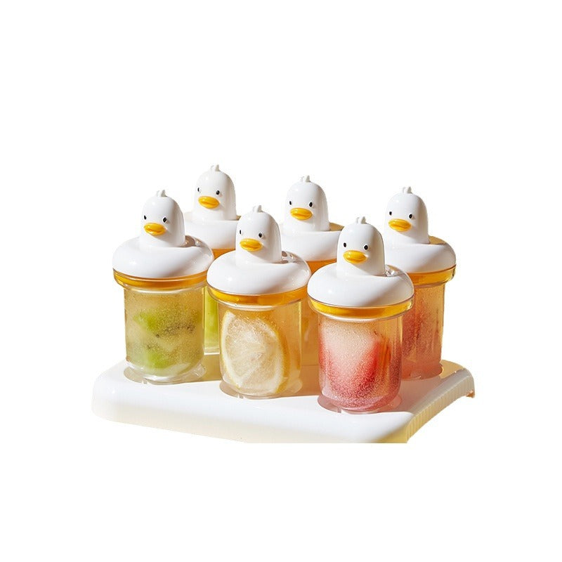 Homemade Ice Cream Mold Cartoon Popsicle Food Grade Ice Maker