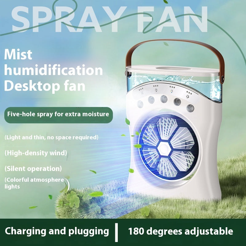 Silent Fan Large Wind Atomization Mini Fan