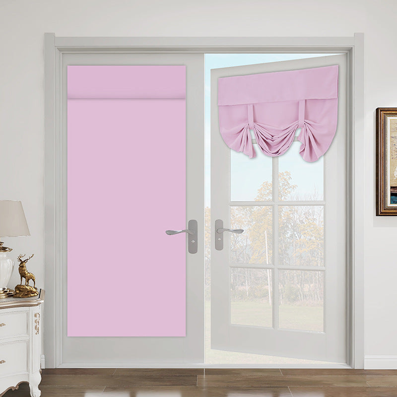 Curtain High Precision Door Curtain Solid Color Blackout