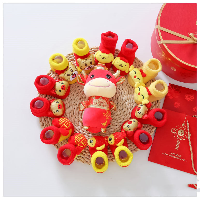 Net Red Baby Prince Socks Toy Gift Box Set