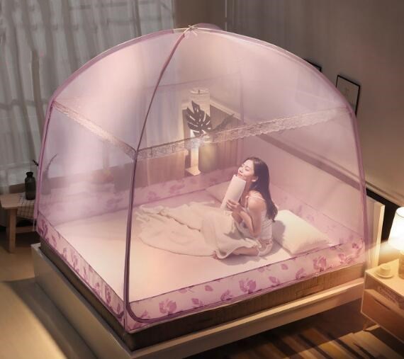 Yurt Mosquito Net 1.8m Meters Household Double Full Bottom Zipper AuraRitmo