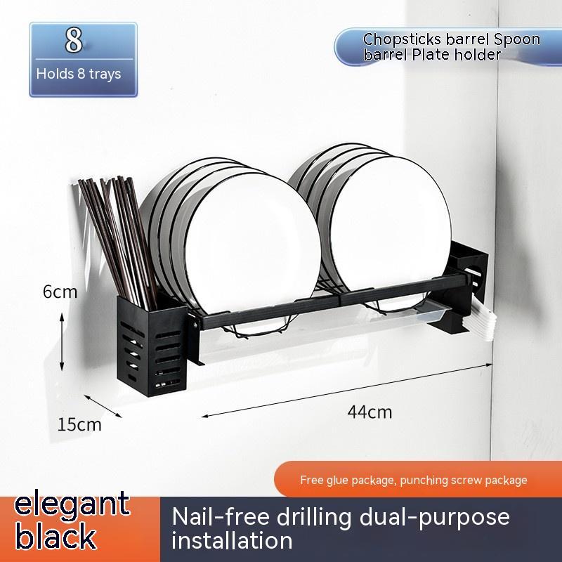 Punch-free Kitchen Wall-mounted Dish Rack