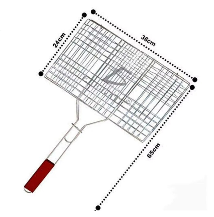 Pliers Barbecue Grill Portable Barbecue Party 65x36cm AuraRitmo