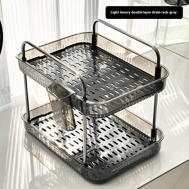 Kitchen Durable Large Capacity Storage Drain Rack