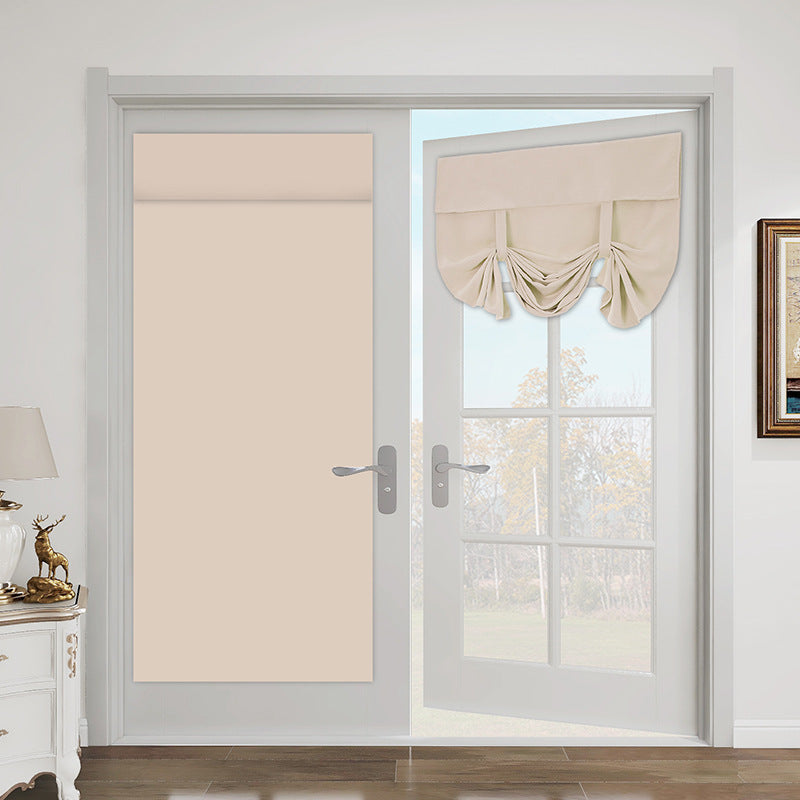 Curtain High Precision Door Curtain Solid Color Blackout