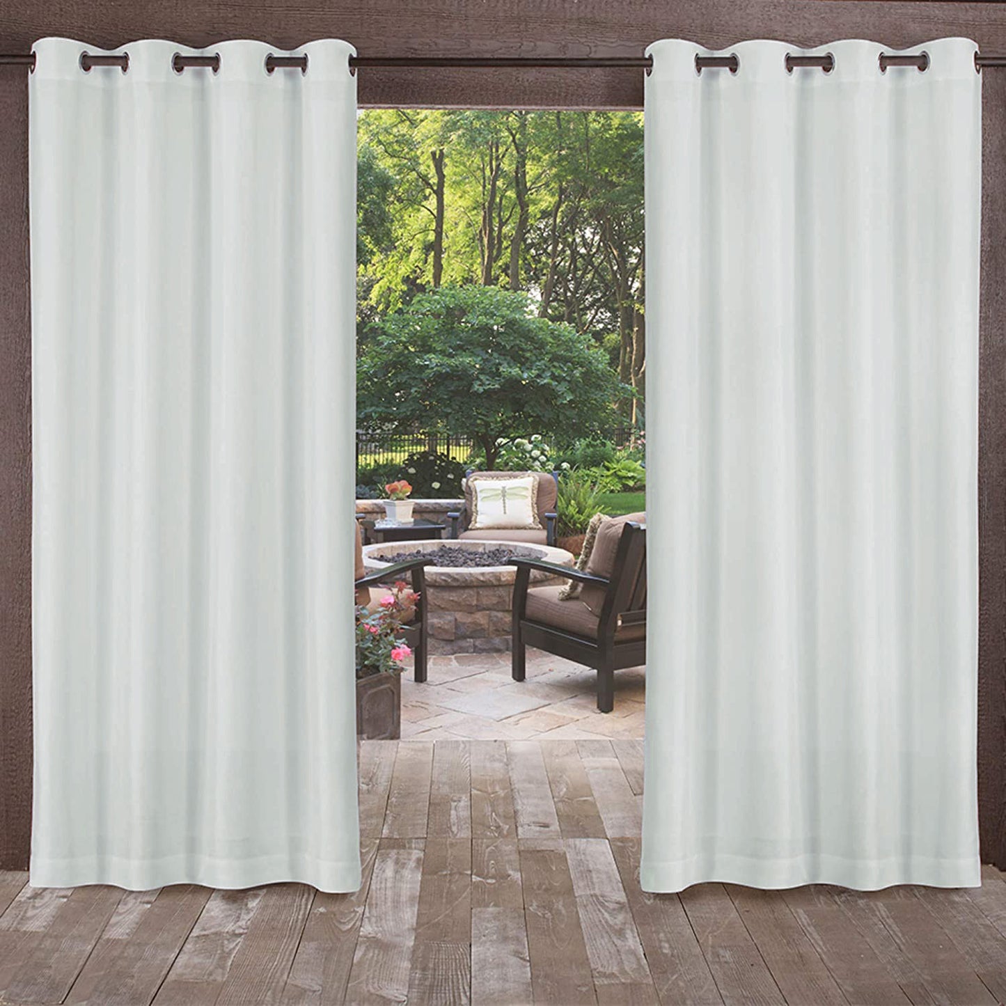 Waterproof Outdoor Pavilion Terrace Curtain Finished Curtain