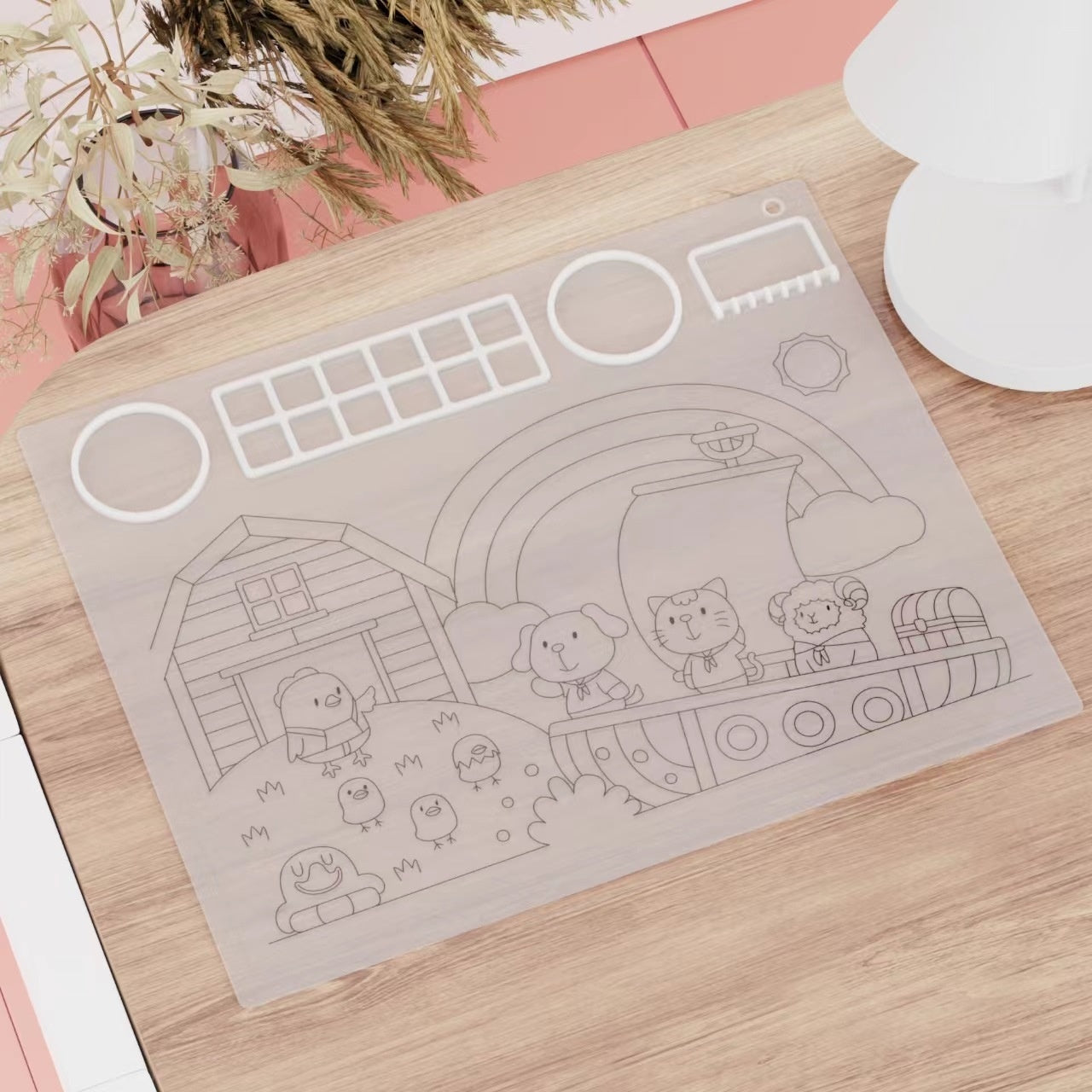 Silicone Double Bowl Painting Graffiti Oil Painting Mat