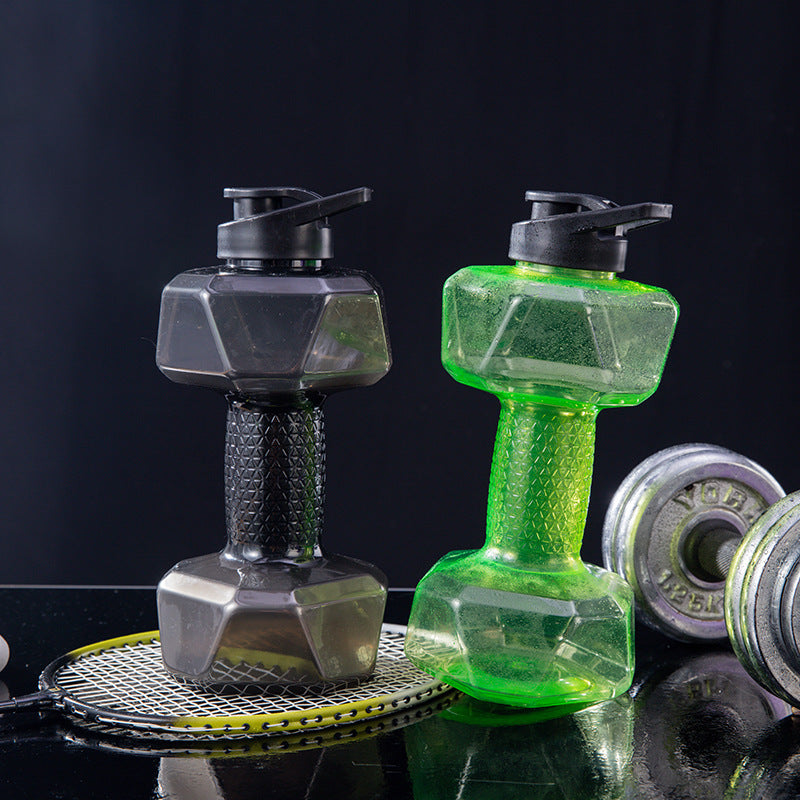 Youth Personality Exercise Dumbbell Cup Sports Water Bottle