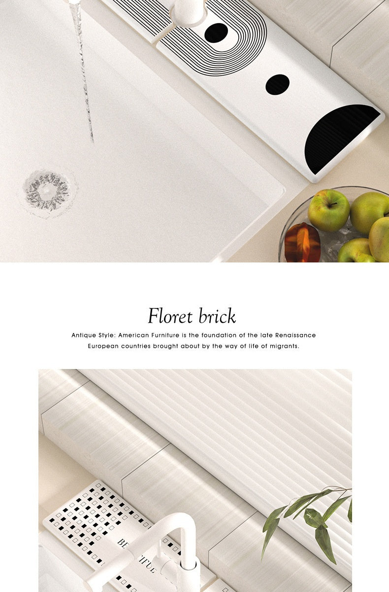Drying Mat Absorbent Stone Plate Table Top Water Draining Pad