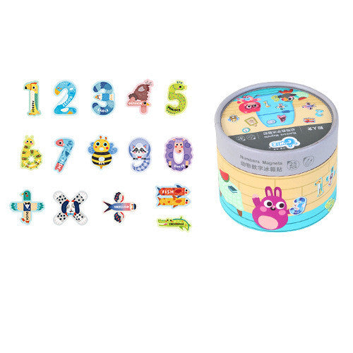 Early Education Cognitive Toy Animal Shape Alphanumeric Magnetic Toy