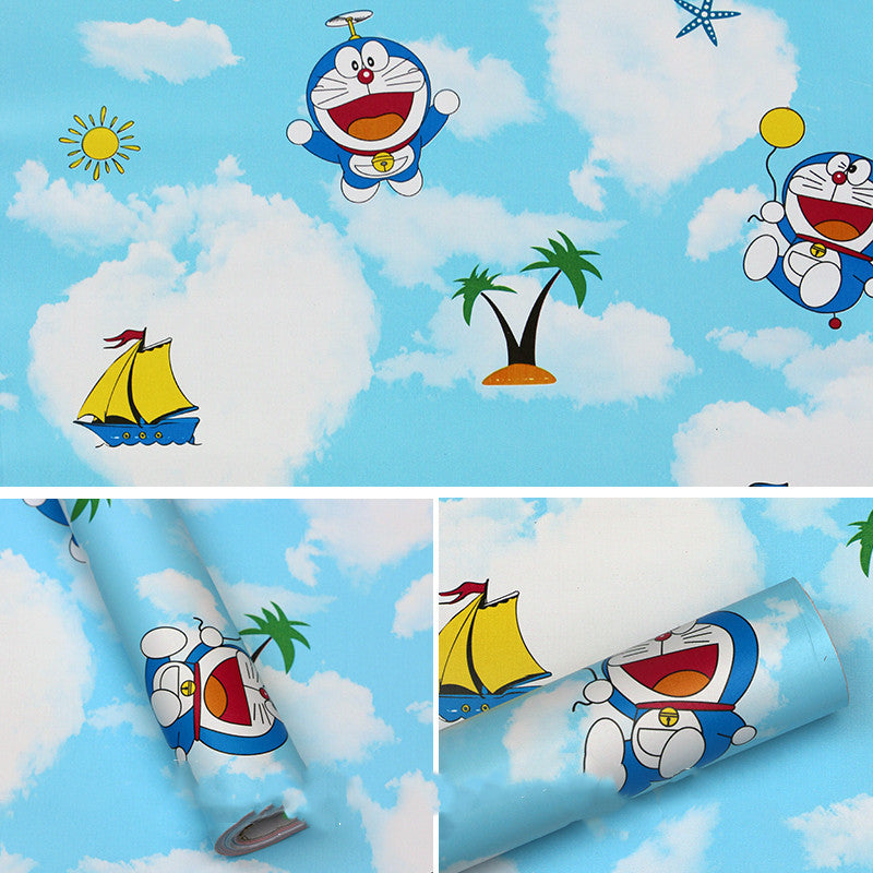 Book desktop sticker self-adhesive wallpaper