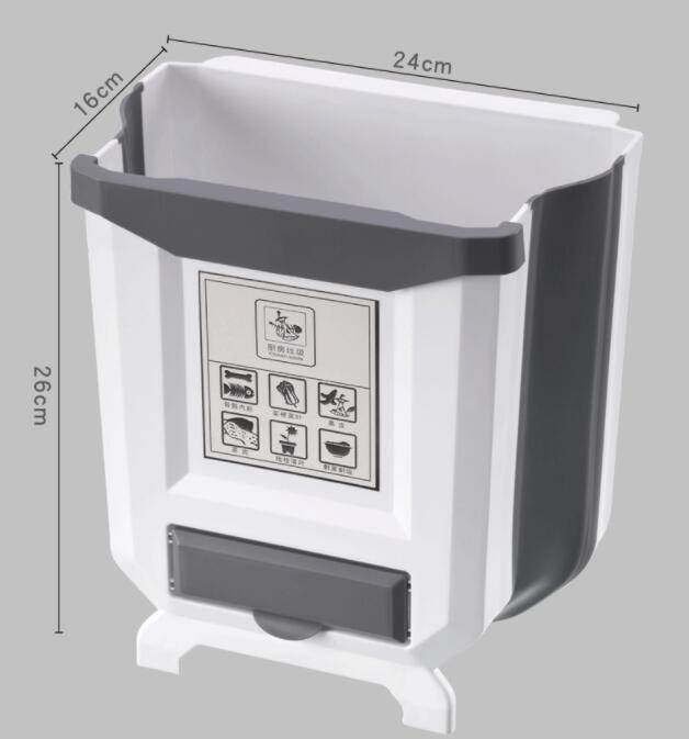 Kitchen Folding Wall Mounted Trash Can AuraRitmo
