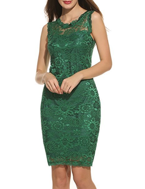 Aliex Hot Sale Lace Sleeveless Dress