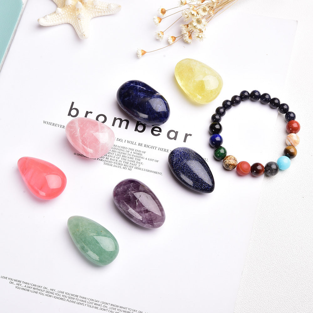 Rough polished bracelet exquisite gift box set