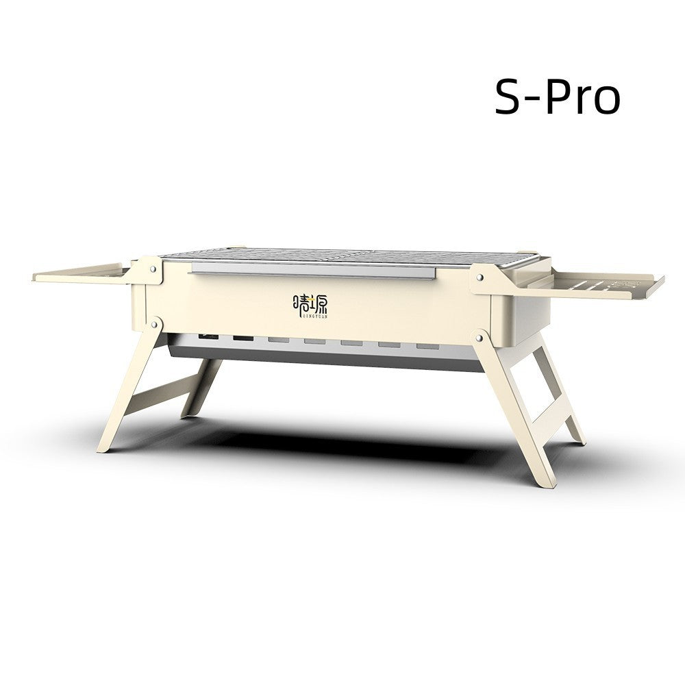Outdoor Barbecue Rack, Household Split Barbecue Stove, Foldable
