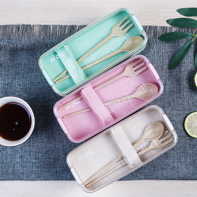 Healthy MaterialLayer Lunch Box Wheat Straw Bento