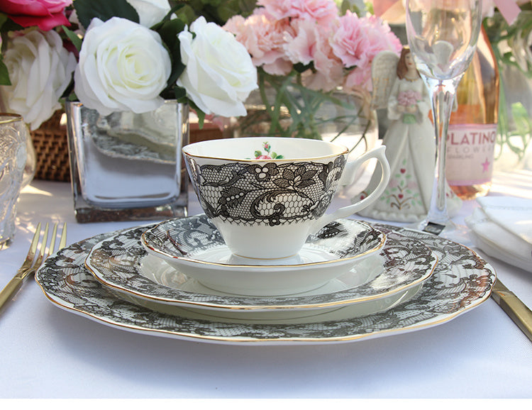 England Luxury Lace Tea Cups