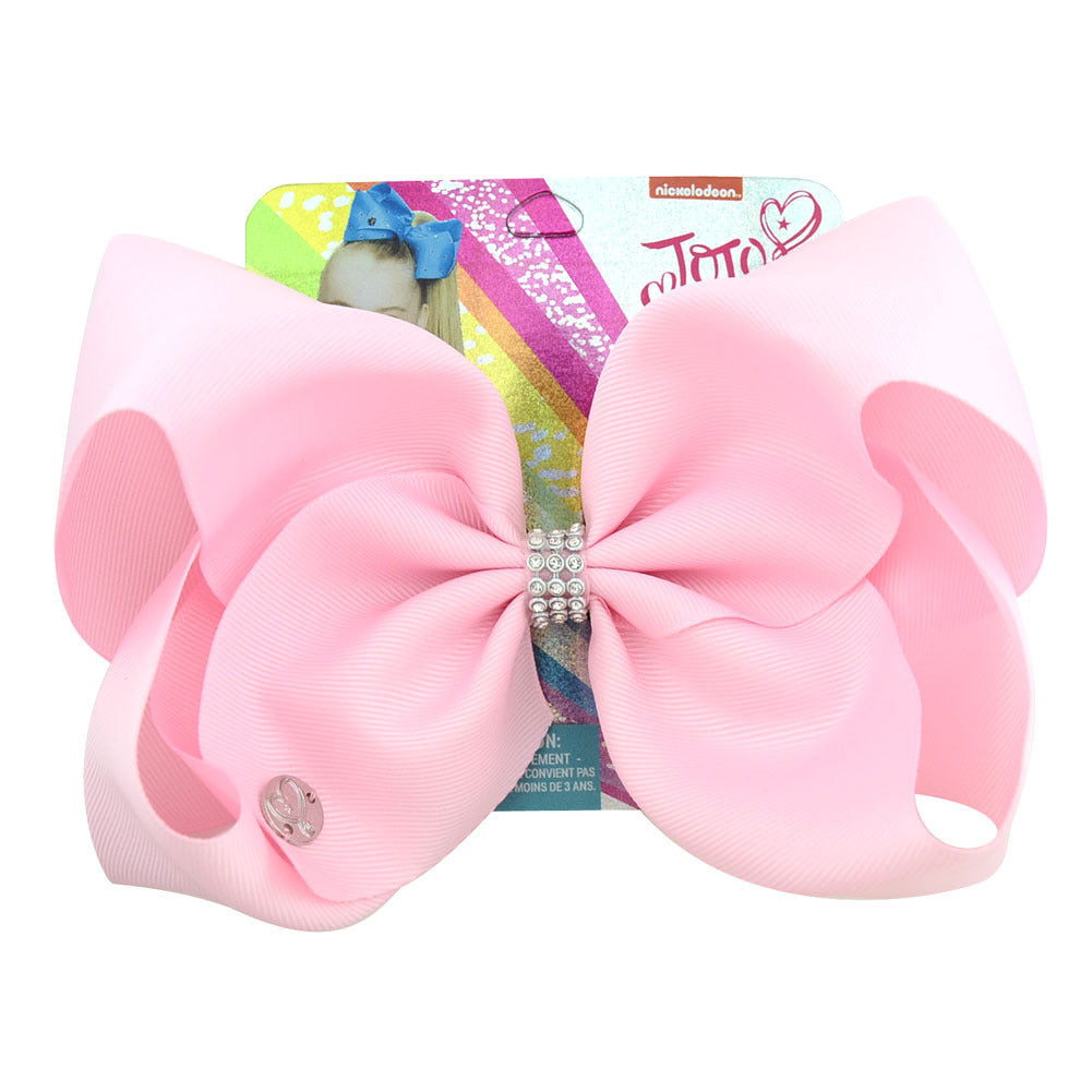 Childrens Hair Accessories Jojo Bow And Curled Flower Hairpin Baby Hairpin