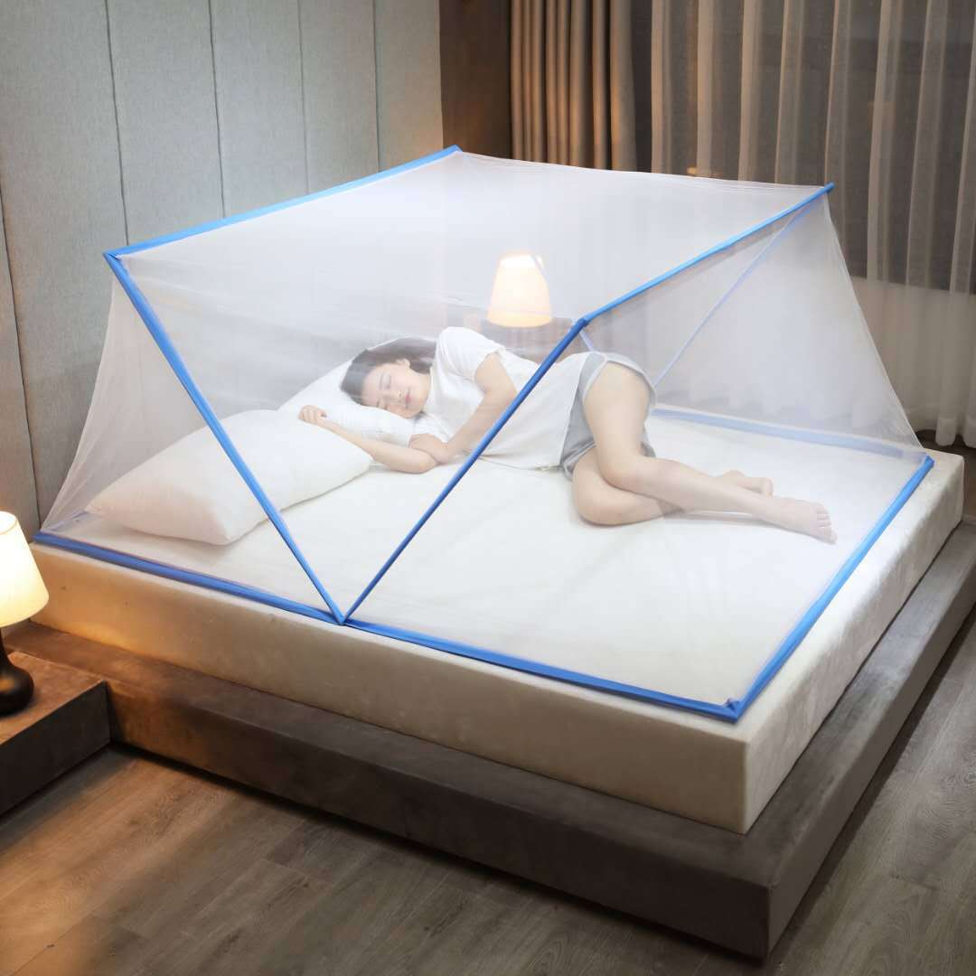 Installation-Free Foldable Mosquito Nets Easy To Store Bottomless For Household School Dormitories AuraRitmo