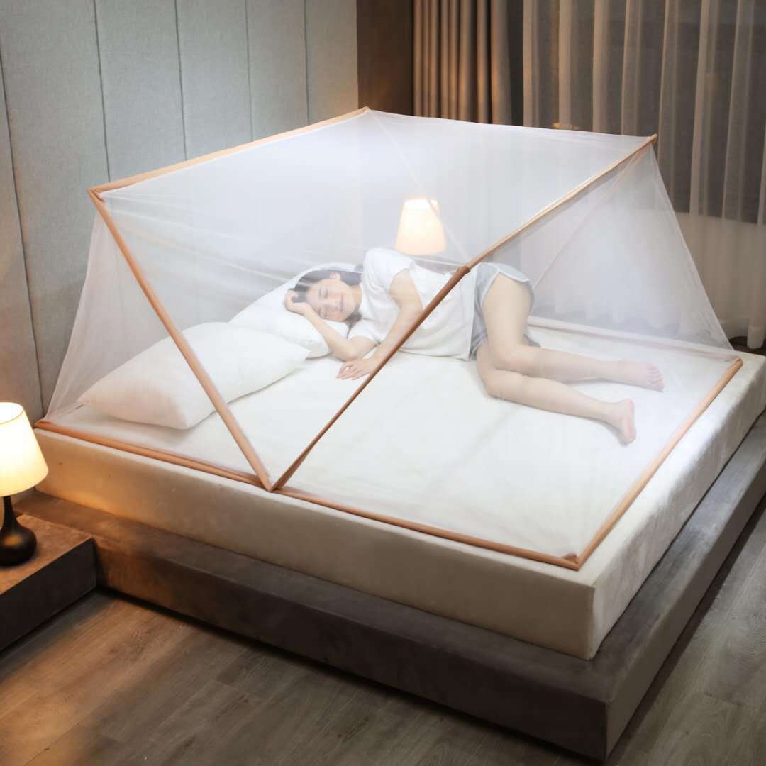 Installation-Free Foldable Mosquito Nets Easy To Store Bottomless For Household School Dormitories AuraRitmo