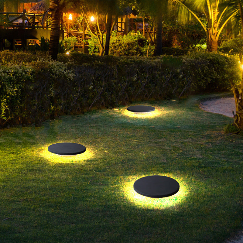 Eco-friendly black stone shape lamp garden Light Led light AuraRitmo