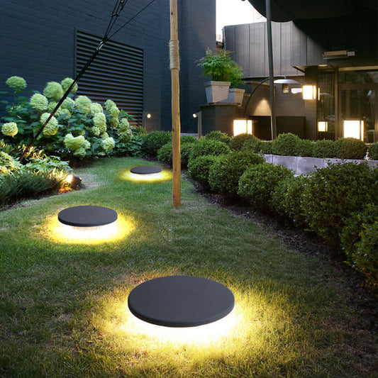 Eco-friendly black stone shape lamp garden Light Led light AuraRitmo