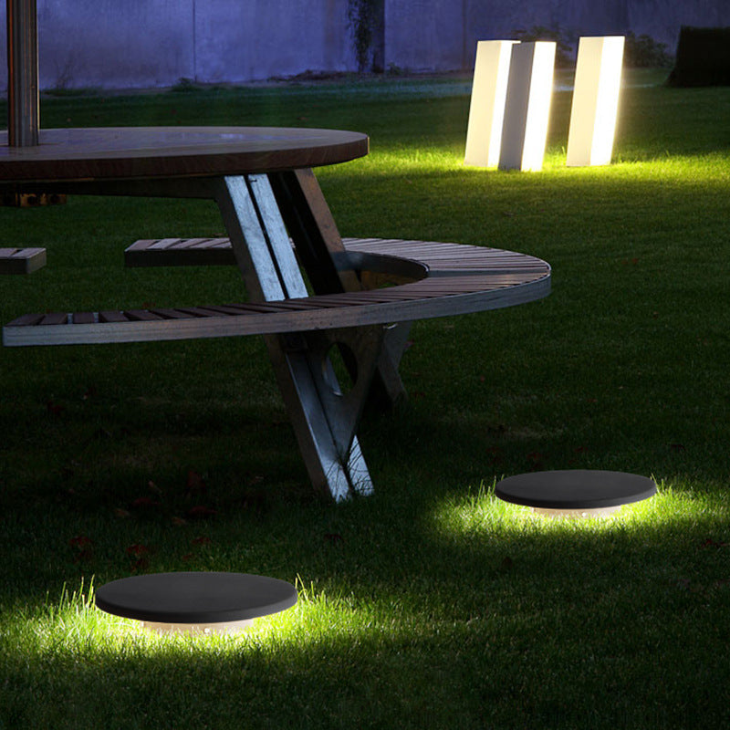 Eco-friendly black stone shape lamp garden Light Led light AuraRitmo
