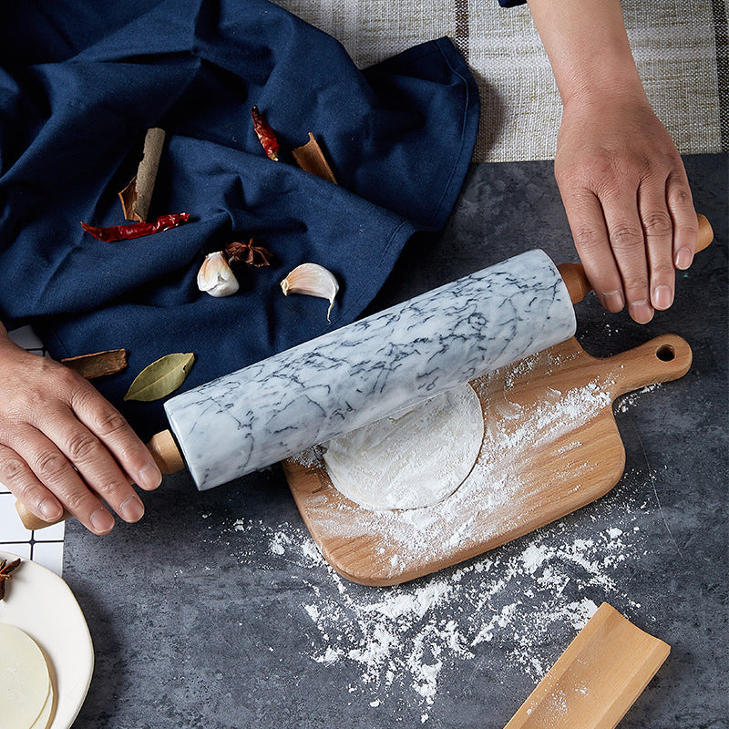 Natural Marble Rolling Pin Household