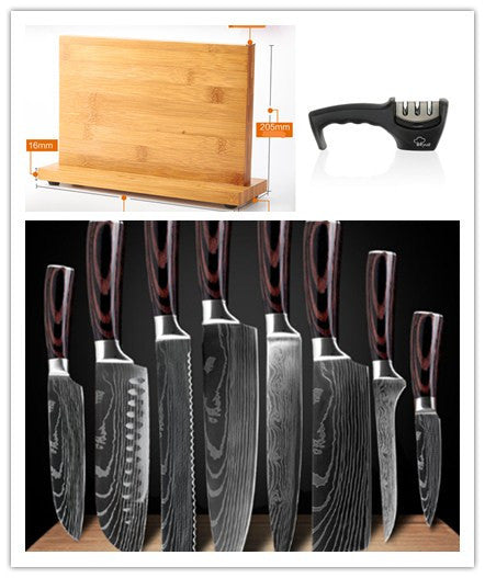 Kitchen Wood Handle Knives