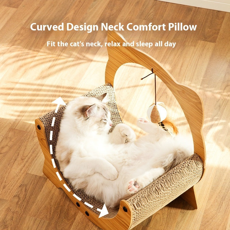Durable And Comfortable Cat Scratch Board That Does Not Shed Debris