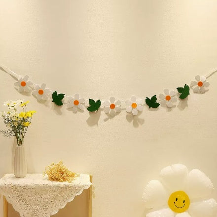 Happy Birthday Pull Flag Party Supplies Decoration Photo Props Scene Layout