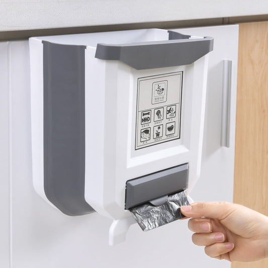 Kitchen Folding Wall Mounted Trash Can AuraRitmo