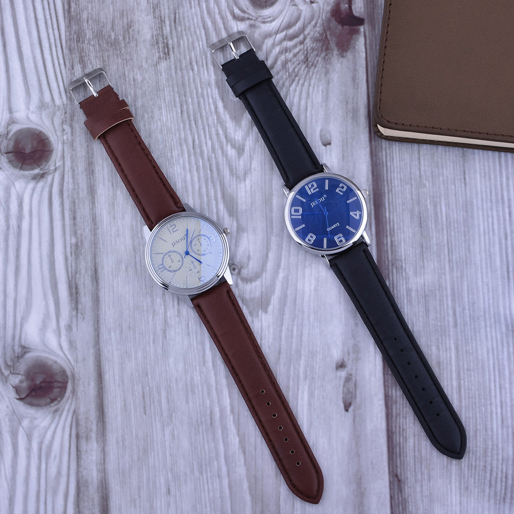 Men's Gift Set - Glasses + Watch + cuff link + Rosary + key chain + Ring + Wallet + pen